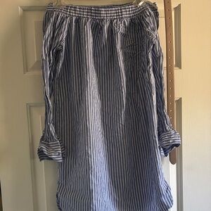 Blue Striped Women's Skirt